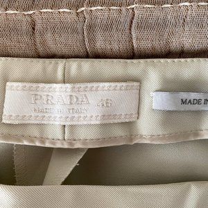 VINTAGE PRADA TECHNOSTRETCH SLIM PANTS - SZ 46